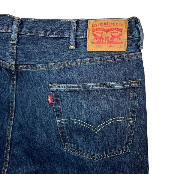 Levi's Men's 550 Relaxed Fit Jeans - Picture 7 of 11